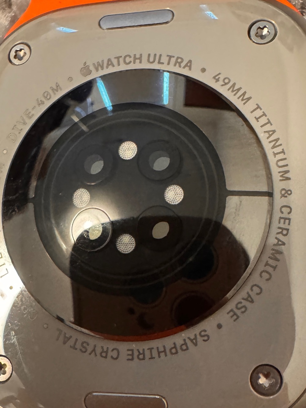Apple ultra 2 Smartwatch with orange Sport Band - Picture 6 of 8